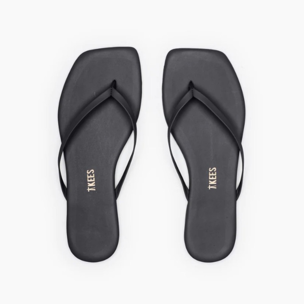 Tkees Square-Toe Lily in Black- Brand-New, Dust Bag Included